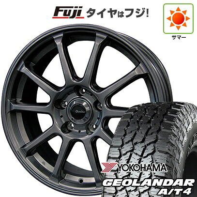 【新品国産車用5穴114.3】 夏タイヤ ホイール4本セット 215/65R16 ヨコハマ ジオランダー A/T4 G018 RBL テクノピア カリテス S316 6.5J 16インチ(送料無料)｜フジコーポレーション