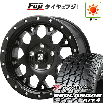 【新品国産車用5穴114.3】 夏タイヤ ホイール4本セット 215/65R16 ヨコハマ ジオランダー A/T4 G018 RBL MLJ エクストリームJ XJ04 7J 16インチ(送料無料)｜フジコーポレーション