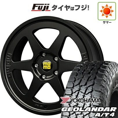 【新品国産車用5穴114.3】 夏タイヤ ホイール4本セット 235/60R18 ヨコハマ ジオランダー A/T4 G018 RBL モモ ヘリテージ 6 8J 18インチ(送料無料)