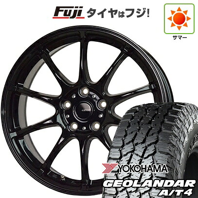 【新品国産車用5穴114.3】 夏タイヤ ホイール4本セット 225/60R18 ヨコハマ ジオランダー A/T4 G018 RBL ホットスタッフ ジースピード G-07 7.5J 18インチ(送料無料)|フジコーポレーション