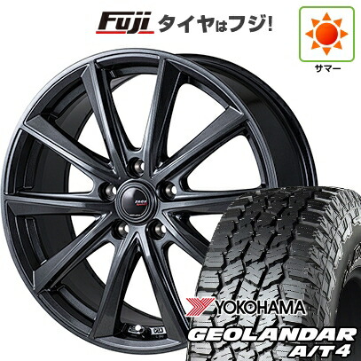 【新品国産車用5穴114.3】 夏タイヤ ホイール4本セット 225/60R18 ヨコハマ ジオランダー A/T4 G018 RBL モンツァ ZACK Sport-FT 7.5J 18インチ(送料無料)