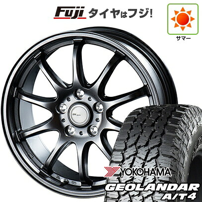 【新品国産車用5穴114.3】 夏タイヤ ホイール4本セット 225/55R18 ヨコハマ ジオランダー A/T4 G018 RBL ビッグウエイ BWスポーツ ZT10 7.5J 18インチ(送料無料)