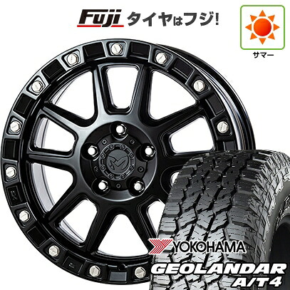 【新品国産車用5穴114.3】 夏タイヤ ホイール4本セット 225/55R18 ヨコハマ ジオランダー A/T4 G018 RBL トライスター MKW M205 JP Spec 8J 18インチ(送料無料)