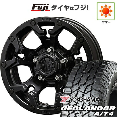【新品国産車用5穴114.3】 夏タイヤ ホイール4本セット 225/65R17 102 H ヨコハマ ジオランダー A/T4 G018 RBL クリムソン マーテルギア(MG) ゴーレム 7J 17インチ(送料無料)