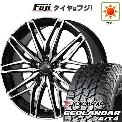 【新品国産車用5穴114.3】 夏タイヤ ホイール4本セット 225/55R18 ヨコハマ ジオランダー A/T4 G018 RBL トピー セレブロ WA45 7.5J 18インチ(送料無料)