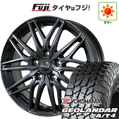 【新品国産車用5穴114.3】 夏タイヤ ホイール4本セット 215/60R17 ヨコハマ ジオランダー A/T4 G018 RBL トピー シビラ NEXT W45 7J 17インチ(送料無料)|フジコーポレーション
