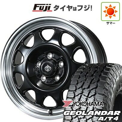【新品国産車用5穴114.3】 夏タイヤ ホイール4本セット 225/60R17 ヨコハマ ジオランダー A/T4 G018 RBL トピー ランドフット SWZ 数量限定 7J 17インチ(送料無料) の商品写真
