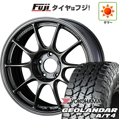 【新品国産車用5穴100】 夏タイヤ ホイール4本セット 225/60R17 ヨコハマ ジオランダー A/T4 G018 RBL WEDS ウェッズスポーツ TC-105X 7.5J 17インチ(送料無料) 142,850円
