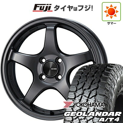 【新品国産車用5穴114.3】 夏タイヤ ホイール4本セット 225/60R17 ヨコハマ ジオランダー A/T4 G018 RBL ENKEI エンケイ PerformanceLine PF05 7J 17インチ(送料無料)