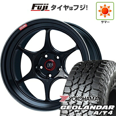 【新品国産車用5穴114.3】 夏タイヤ ホイール4本セット 225/60R18 ヨコハマ ジオランダー A/T4 G018 RBL ENKEI エンケイ PerformanceLine PF06 7.5J 18インチ(送料無料)|フジコーポレーション