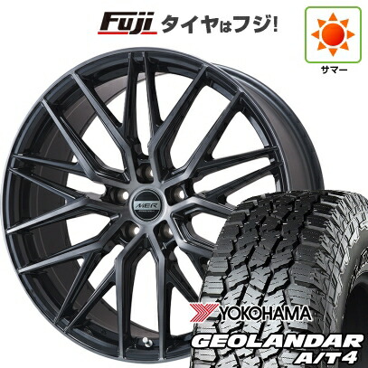 【新品国産車用5穴114.3】 夏タイヤ ホイール4本セット 235/60R18 ヨコハマ ジオランダー A/T4 G018 RBL プレミックス MER XMESH ブラッククリア 7J 18インチ(送料無料)｜フジコーポレーション 113,200円