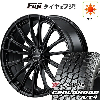 【新品国産車用5穴114.3】 夏タイヤ ホイール4本セット 225/55R18 ヨコハマ ジオランダー A/T4 G018 RBL RAYS レイズ ベルサス ヴォウジェ SE 7J 18インチ(送料無料)|フジコーポレーション