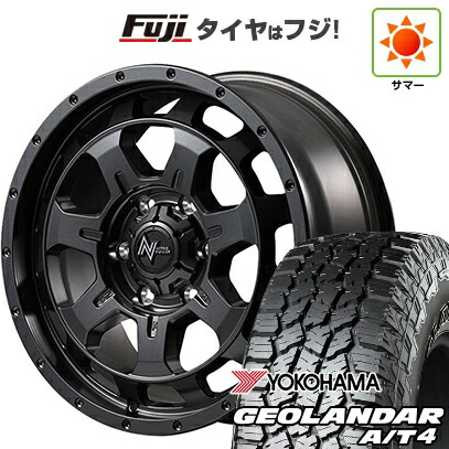 【新品国産車用5穴114.3】 夏タイヤ ホイール4本セット 225/60R17 ヨコハマ ジオランダー A/T4 G018 RBL MID WHEELS NITRO POWER M7 ファランクス 7J 17インチ(送料無料)