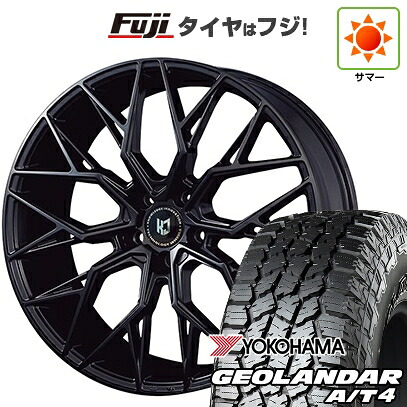 【新品国産車用5穴114.3】 夏タイヤ ホイール4本セット 235/60R18 ヨコハマ ジオランダー A/T4 G018 RBL コーセイ レヴゲイン LM51X 8J 18インチ(送料無料)