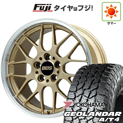 【新品国産車用5穴114.3】 夏タイヤ ホイール4本セット 225/60R18 ヨコハマ ジオランダー A/T4 G018 RBL BBS JAPAN RG-R 8J 18インチ(送料無料)