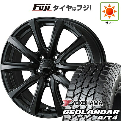 【新品国産車用5穴114.3】 夏タイヤ ホイール4本セット 225/60R18 ヨコハマ ジオランダー A/T4 G018 RBL WEDS ウェッズ エリシア 7.5J 18インチ(送料無料)｜フジコーポレーション