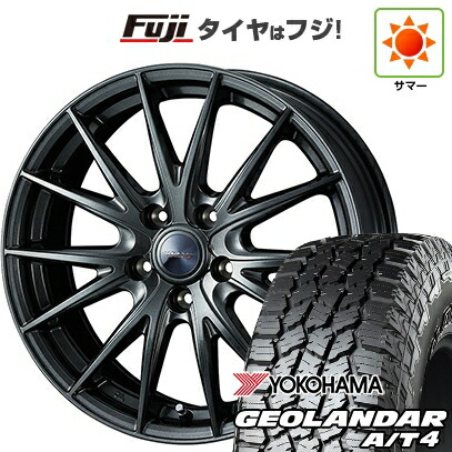 【新品国産車用5穴114.3】 夏タイヤ ホイール4本セット 225/60R18 ヨコハマ ジオランダー A/T4 G018 RBL WEDS ウェッズ ヴェルバ スポルトII 7.5J 18インチ(送料無料)｜フジコーポレーション