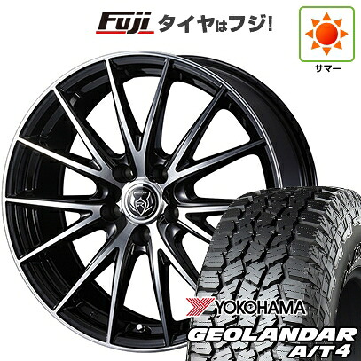 【新品国産車用5穴114.3】 夏タイヤ ホイール4本セット 225/60R18 ヨコハマ ジオランダー A/T4 G018 RBL WEDS ウェッズ ライツレー VS 8J 18インチ(送料無料)|フジコーポレーション