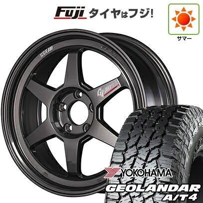【新品国産車用5穴100】 夏タイヤ ホイール4本セット 225/55R18 ヨコハマ ジオランダー A/T4 G018 RBL SSR GT GTX05 DR EDITION 7.5J 18インチ(送料無料)