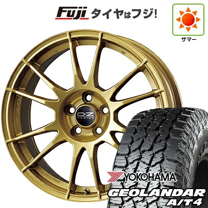 【新品国産車用5穴114.3】 夏タイヤ ホイール4本セット 225/55R18 ヨコハマ ジオランダー A/T4 G018 RBL OZ ウルトラレッジェーラ 8J 18インチ(送料無料)｜フジコーポレーション