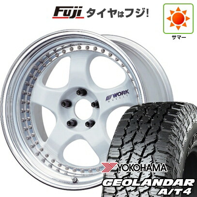 【新品国産車用5穴114.3】 夏タイヤ ホイール4本セット 235/60R18 ヨコハマ ジオランダー A/T4 G018 RBL WORK ワーク マイスター S1 3P 7.5J 18インチ(送料無料) 220,000円
