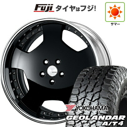 【新品国産車用5穴114.3】 夏タイヤ ホイール4本セット 225/60R18 ヨコハマ ジオランダー A/T4 G018 RBL WORK ワーク ランベック LDZ 8J 18インチ(送料無料)