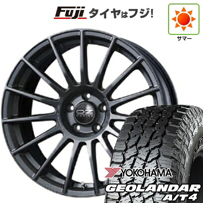 【新品国産車用5穴114.3】 夏タイヤ ホイール4本セット 235/60R18 ヨコハマ ジオランダー A/T4 G018 RBL OZ スーパーツーリズモ LM 8J 18インチ(送料無料)