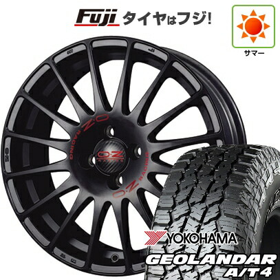 【新品国産車用5穴114.3】 夏タイヤ ホイール4本セット 225/65R17 102 H ヨコハマ ジオランダー A/T4 G018 RBL OZ スーパーツーリズモ GT 7J 17インチ(送料無料) 137,700円