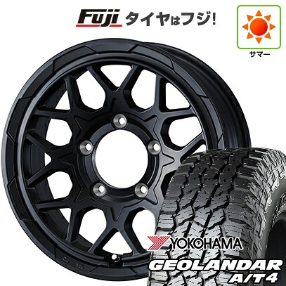 【新品】ジムニーシエラ/ジムニーノマド 夏タイヤ ホイール4本セット 215/75R15 ヨコハマ ジオランダー A/T4 G018 RBL WEDS ウェッズアドベンチャー スタットベルク2 6J 15インチ(送料無料)