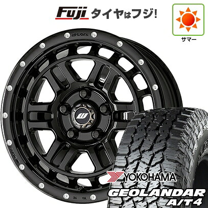 【新品】デリカD5 夏タイヤ ホイール4本セット 245/70R16 ヨコハマ ジオランダー A/T4 G018 RBL WORK ワーク クラッグ ティーグラビックII MC+ 7J 16インチ(送料無料) 108,100円
