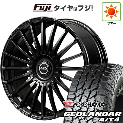 【新品国産車用5穴100】 夏タイヤ ホイール4本セット 225/60R17 ヨコハマ ジオランダー A/T4 G018 RBL MID WHEELS MID EXCLUSIVE 020F 7J 17インチ(送料無料)