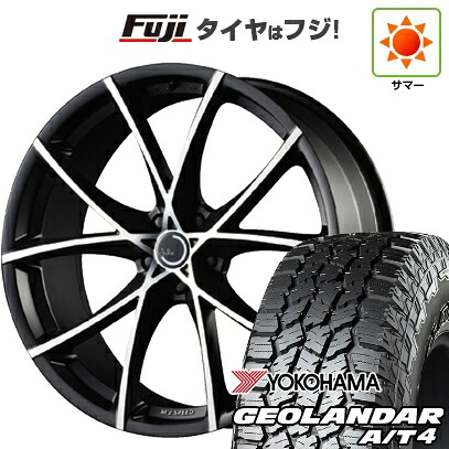 【新品国産車用5穴114.3】 夏タイヤ ホイール4本セット 235/60R18 ヨコハマ ジオランダー A/T4 G018 RBL エムズスピード ジュリア フルスロットル 7.5J 18インチ(送料無料)|フジコーポレーション