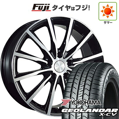 【新品国産車用5穴114.3】 夏タイヤ ホイール4本セット 235/55R19 ヨコハマ ジオランダー X-CV G057 ブリヂストン バルミナ A12 7.5J 19インチ(送料無料)｜フジコーポレーション
