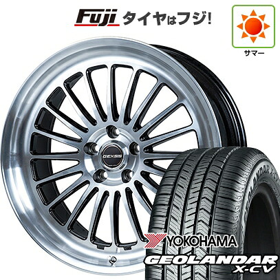 【新品国産車用5穴114.3】 夏タイヤ ホイール4本セット 235/55R19 ヨコハマ ジオランダー X-CV G057 モンツァ ジェクシス GF020 7J 19インチ(送料無料)
