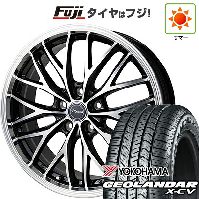 【新品国産車用5穴114.3】 夏タイヤ ホイール4本セット 245/45R20 ヨコハマ ジオランダー X-CV G057 ホットスタッフ クロノス CH-113 8J 20インチ(送料無料)｜フジコーポレーション