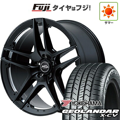 【新品国産車用5穴114.3】 夏タイヤ ホイール4本セット 235/55R19 ヨコハマ ジオランダー X-CV G057 MID WHEELS MID EXCLUSIVE MTW TW025 7.5J 19インチ(送料無料)
