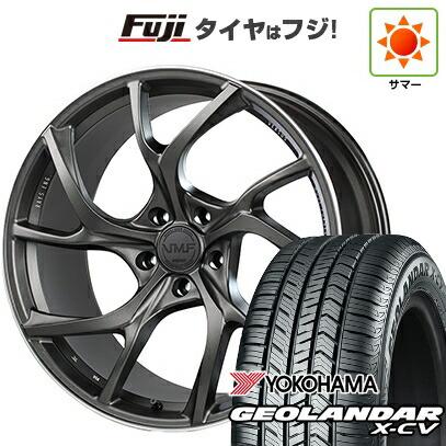 【新品国産車用5穴114.3】 夏タイヤ ホイール4本セット 225/45R19 ヨコハマ ジオランダー X-CV G057 RAYS レイズ VMF C-01 PRIUS EDITION 7J 19インチ(送料無料)