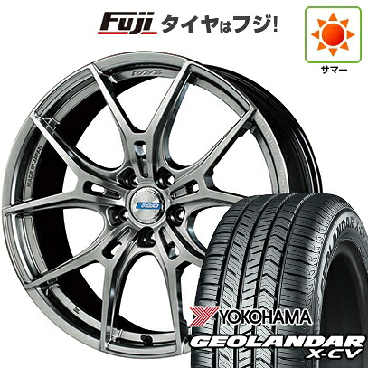 【新品国産車用5穴114.3】 夏タイヤ ホイール4本セット 225/45R19 ヨコハマ ジオランダー X-CV G057 RAYS レイズ グラムライツ 57FXZ LIMITED EDITION 8J 19インチ(送料無料)