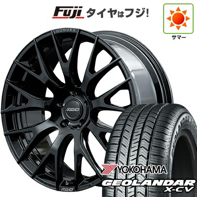 【新品】レクサスNX 2021/11- 夏タイヤ ホイール4本セット 235/50R20 ヨコハマ ジオランダー X-CV G057 RAYS レイズ ホムラ 2X9R 8.5J 20インチ(送料無料)