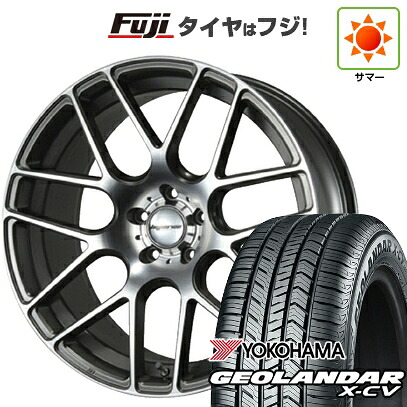 【新品国産車用5穴114.3】 夏タイヤ ホイール4本セット 245/45R20 ヨコハマ ジオランダー X-CV G057 MLJ ハイペリオン CVM 8.5J 20インチ(送料無料) 157,750円
