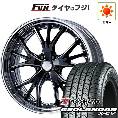【新品】40系アルファード/ヴェルファイア用 夏タイヤ ホイール4本セット 245/45R20 ヨコハマ ジオランダー X-CV G057 エムズスピード JJランチャ 8.5J 20インチ(送料無料)
