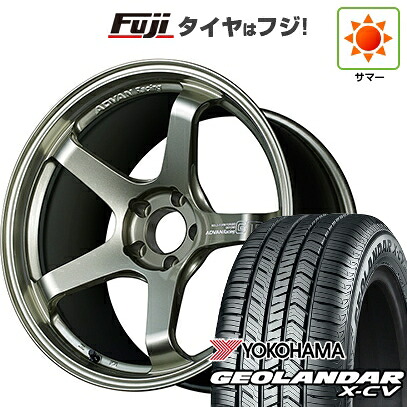 【新品国産車用5穴114.3】 夏タイヤ ホイール4本セット 235/55R19 ヨコハマ ジオランダー X-CV G057 ヨコハマ アドバンレーシング GT ビヨンド 9J 19インチ(送料無料)