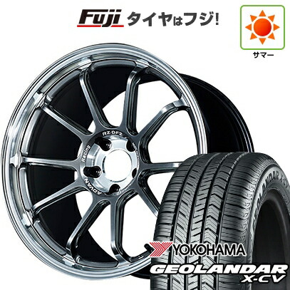 【新品国産車用5穴114.3】 夏タイヤ ホイール4本セット 225/45R19 ヨコハマ ジオランダー X-CV G057 ヨコハマ アドバンレーシング RZ-DF2 8.5J 19インチ(送料無料)