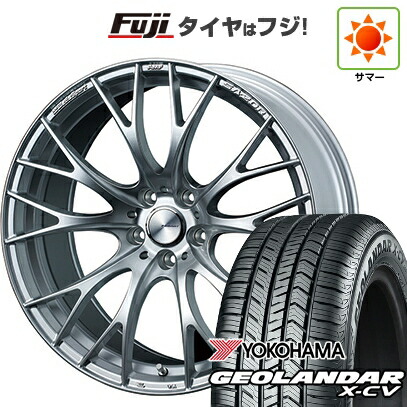 【新品国産車用5穴114.3】 夏タイヤ ホイール4本セット 225/45R19 ヨコハマ ジオランダー X-CV G057 WEDS ウェッズスポーツ SA-20R 8.5J 19インチ(送料無料)