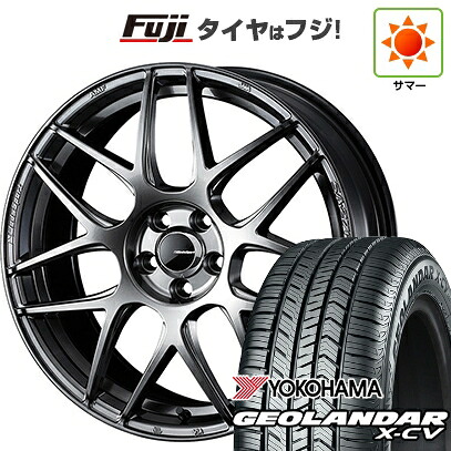 【新品国産車用5穴114.3】 夏タイヤ ホイール4本セット 225/45R19 ヨコハマ ジオランダー X-CV G057 WEDS ウェッズスポーツ SA-27R 8.5J 19インチ(送料無料)