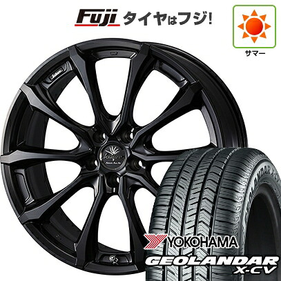 【新品国産車用5穴114.3】 夏タイヤ ホイール4本セット 235/55R19 ヨコハマ ジオランダー X-CV G057 WEDS ウェッズ クレンツェ ヴェルサム 030EVO 8J 19インチ(送料無料)