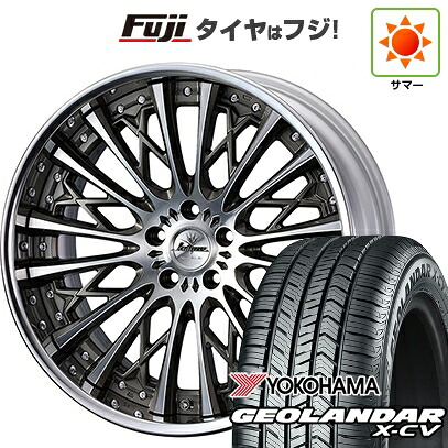 【新品国産車用5穴114.3】 夏タイヤ ホイール4本セット 225/45R19 ヨコハマ ジオランダー X-CV G057 WEDS ウェッズ クレンツェ シュリット 8J 19インチ(送料無料)