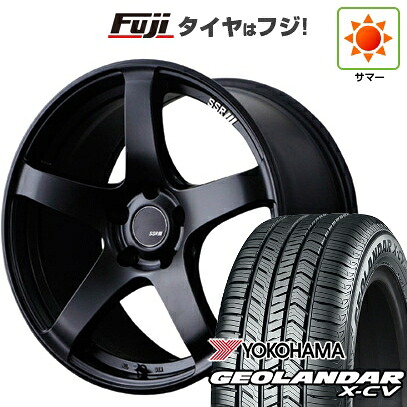 【新品国産車用5穴114.3】 夏タイヤ ホイール4本セット 225/45R19 ヨコハマ ジオランダー X-CV G057 SSR GT GTV01 8.5J 19インチ(送料無料)