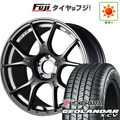 【新品国産車用5穴114.3】 夏タイヤ ホイール4本セット 225/45R19 ヨコハマ ジオランダー X-CV G057 SSR GT GTX02 8.5J 19インチ(送料無料)