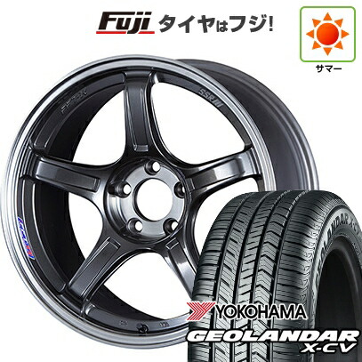 【新品国産車用5穴114.3】 夏タイヤ ホイール4本セット 225/45R19 ヨコハマ ジオランダー X-CV G057 SSR GT GTX03 8.5J 19インチ(送料無料)